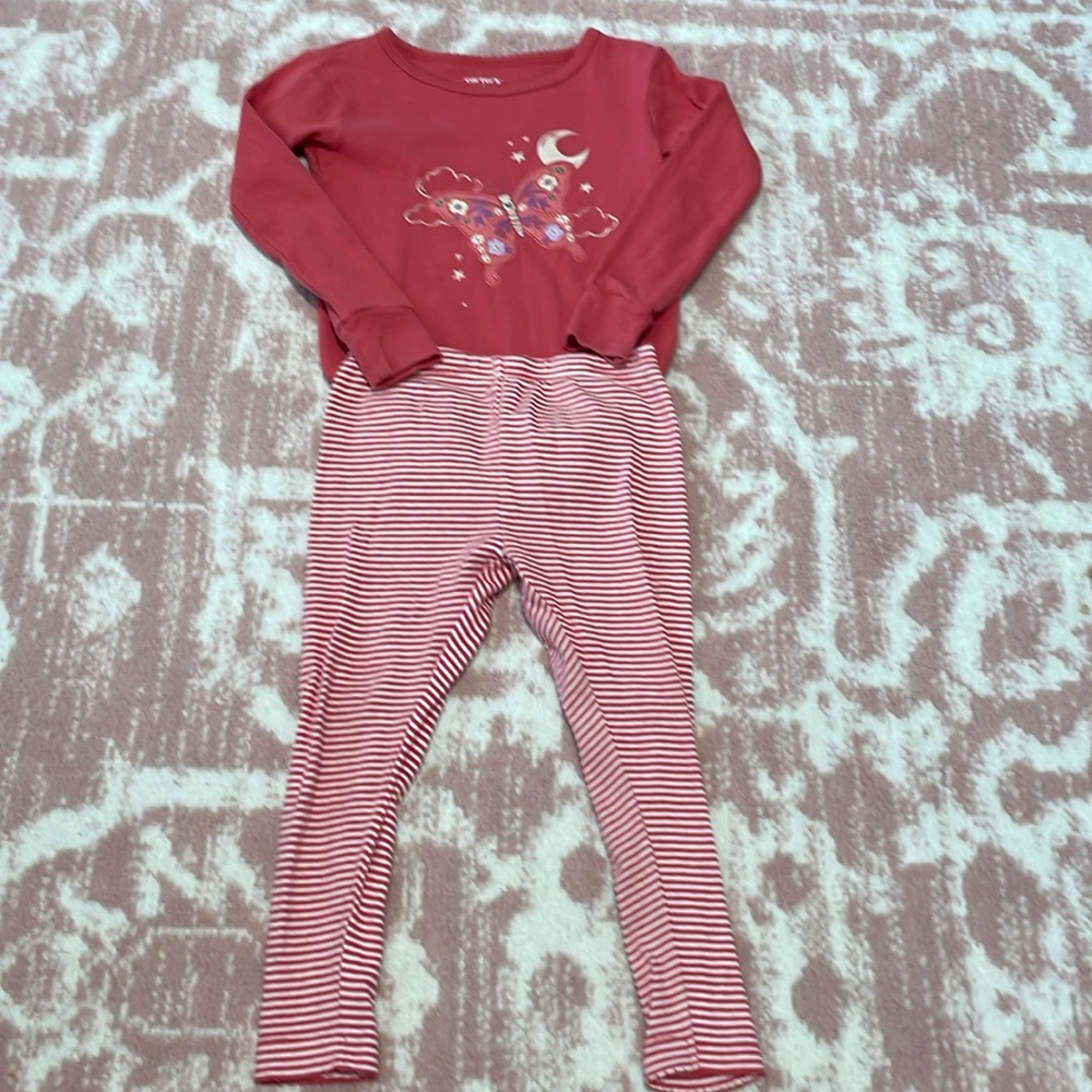 🧡 3 For $12 Bundle Sale 🧡 Carters Butterfly Matching Pajama